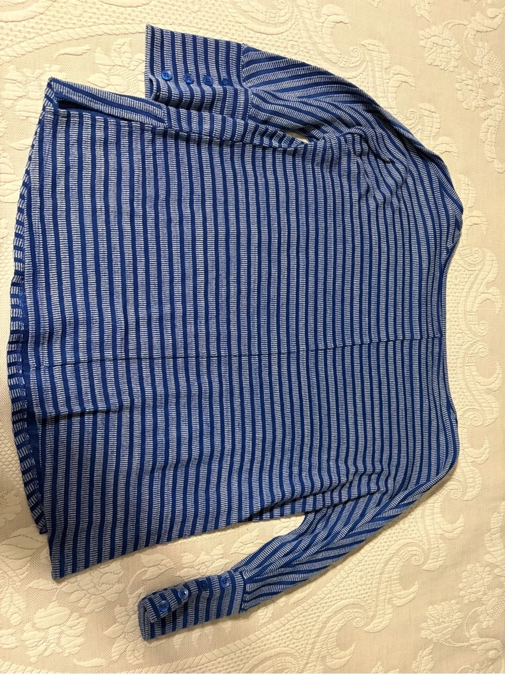 EUC Westbound Blue Striped Women's Knit top Large casual